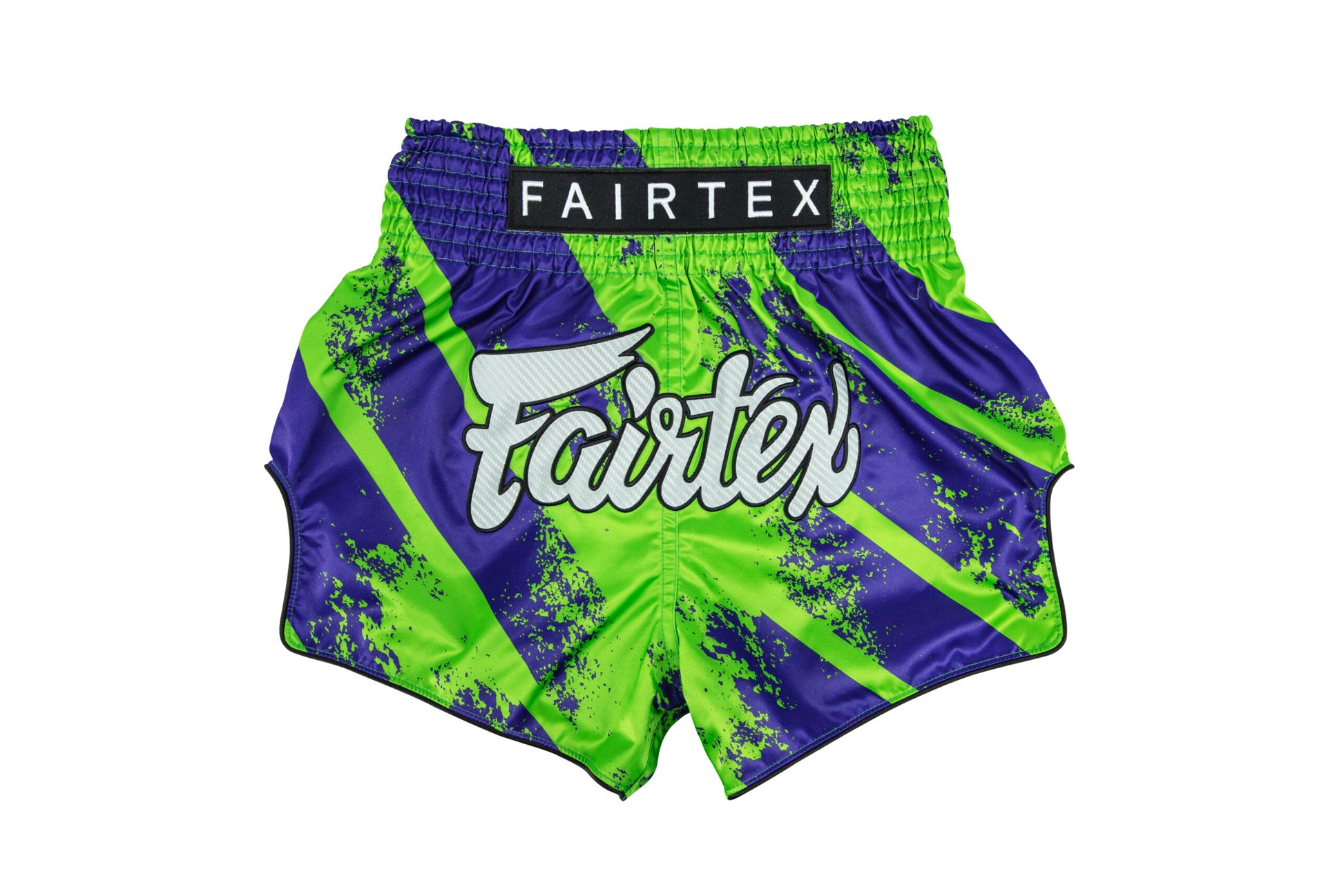 Fairtex-Slim Cut Shorts-BS1928 Street King (Green/Blue) - Garuda Combat Sports
