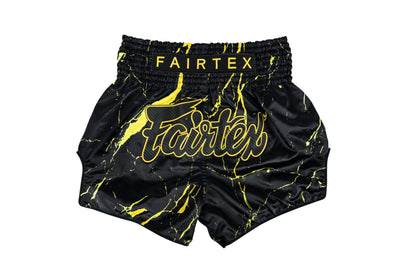 Fairtex-Slim Cut Shorts-BS1947 Black Marble - Garuda Combat Sports