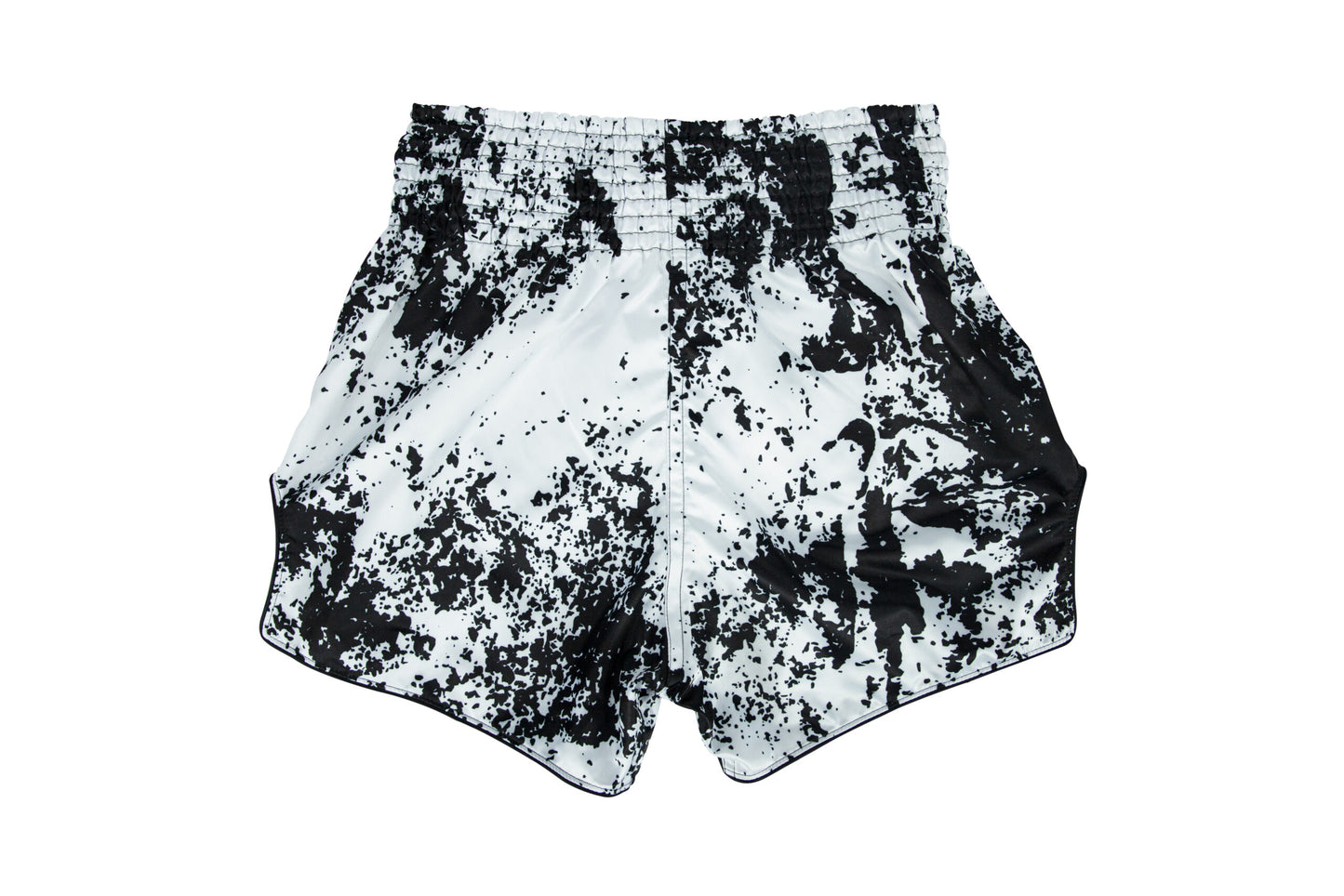 Fairtex-Slim Cut Shorts-BS1948 Grunge (White) - Garuda Combat Sports